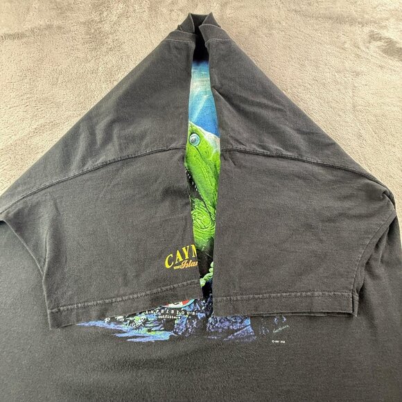 Vintage Amphibious Outfitter Shirt Mens 2XL Cayman Island Diver USA Made 90s Y2K - Picture 12 of 16
